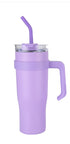 Stanley Quencher 40Oz Car Cup Suit Outdoor Sports Belt Handle, Insulated Stainless Steel Cup | BPA-Free |